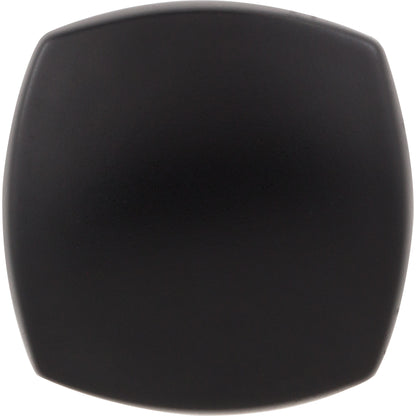 JEFFREY ALEXANDER 278L-MB Audrey 1-3/8" Diameter Square Knob - Matte Black
