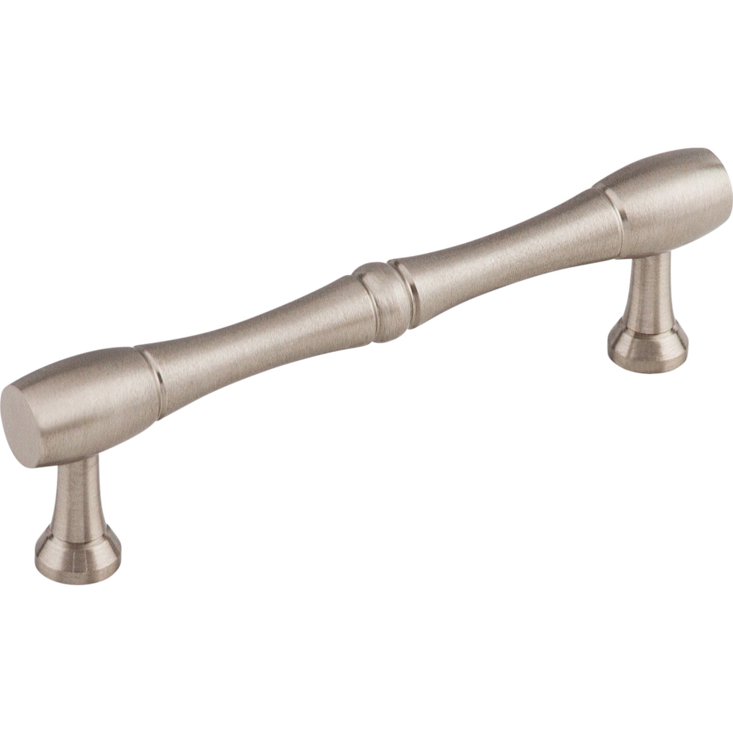 TOP KNOBS M723-96 Nouveau Bamboo 3 3/4" Center to Center Bar Pull - Brushed Satin Nickel