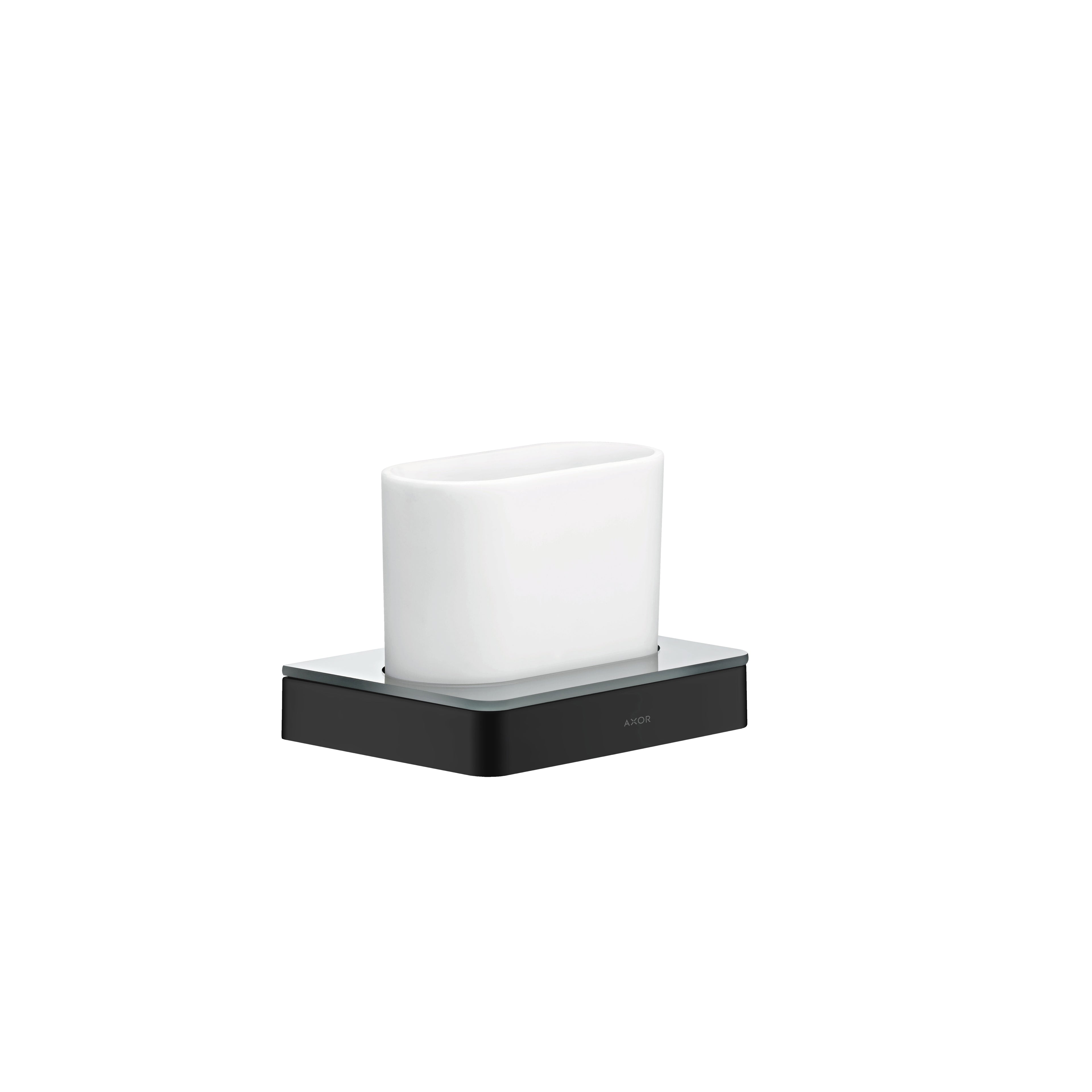 AXOR 42834670 Universal SoftSquare Toothbrush Tumbler - Matte Black