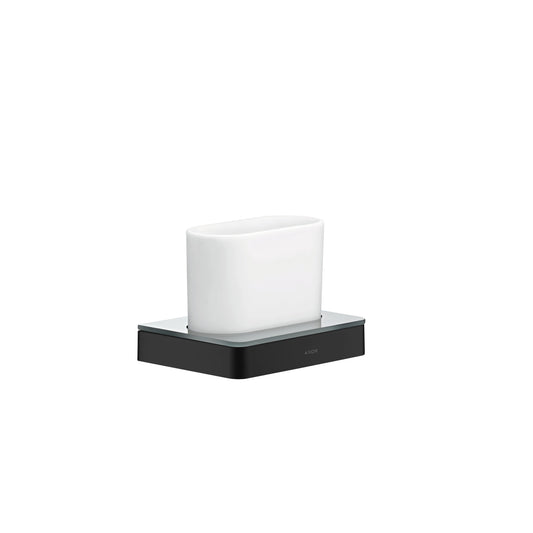 AXOR 42834670 Universal SoftSquare Toothbrush Tumbler - Matte Black