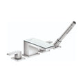 AXOR 47430001 MyEdition 4-Hole Roman Tub Set Trim with 1.75 GPM Handshower - Chrome / Mirror Glass