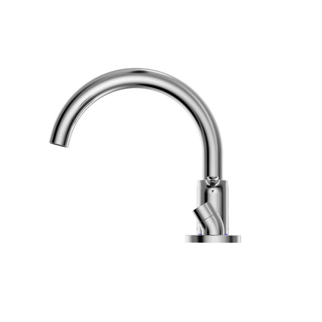 TOTO TBS01202U#CP Lb Two-Handle Deck-Mount Roman Tub Filler Trim With Handshower - Polished Chrome