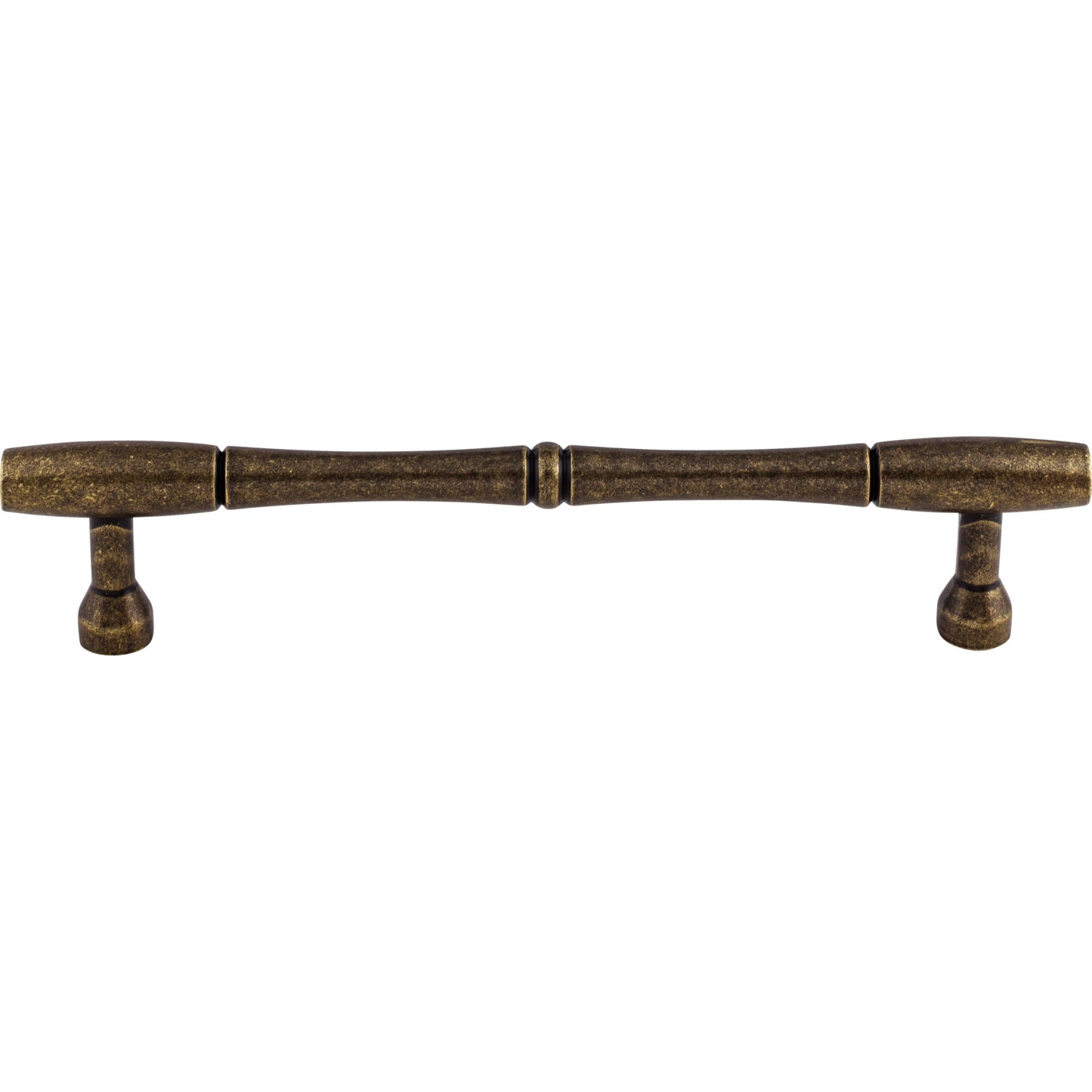 TOP KNOBS M726-7 Nouveau Bamboo 7" Center to Center Bar Pull - German Bronze