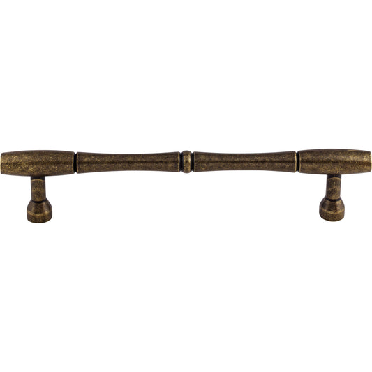 TOP KNOBS M726-7 Nouveau Bamboo 7" Center to Center Bar Pull - German Bronze