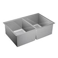 MOEN G16200 Prep 31"  Steel  Undermount Double Bowl Sink - Stainless