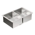 MOEN G18288 Prep 29" Undermount Double Bowl Sink - Stainless