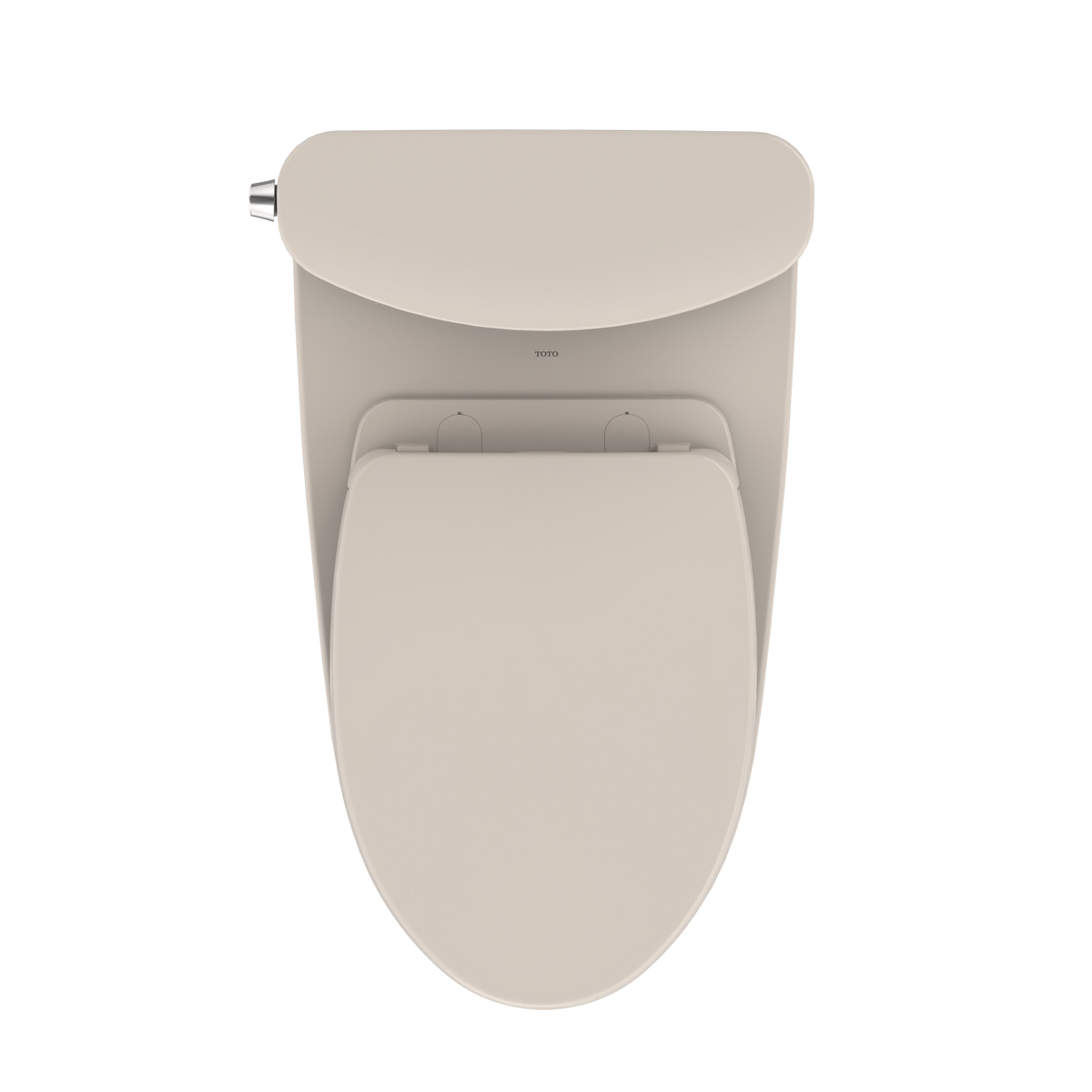 TOTO MS442124CEFG#12 Nexus Two-Piece Elongated 1.28 Gpf Universal Height Toilet With Cefiontect And Ss124 Softclose Seat - Sedona Beige