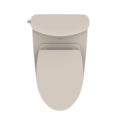 TOTO MS442124CUFG#12 Nexus 1G Two-Piece Elongated 1.0 Gpf Universal Height Toilet With Cefiontect And Ss124 Softclose Seat - Sedona Beige