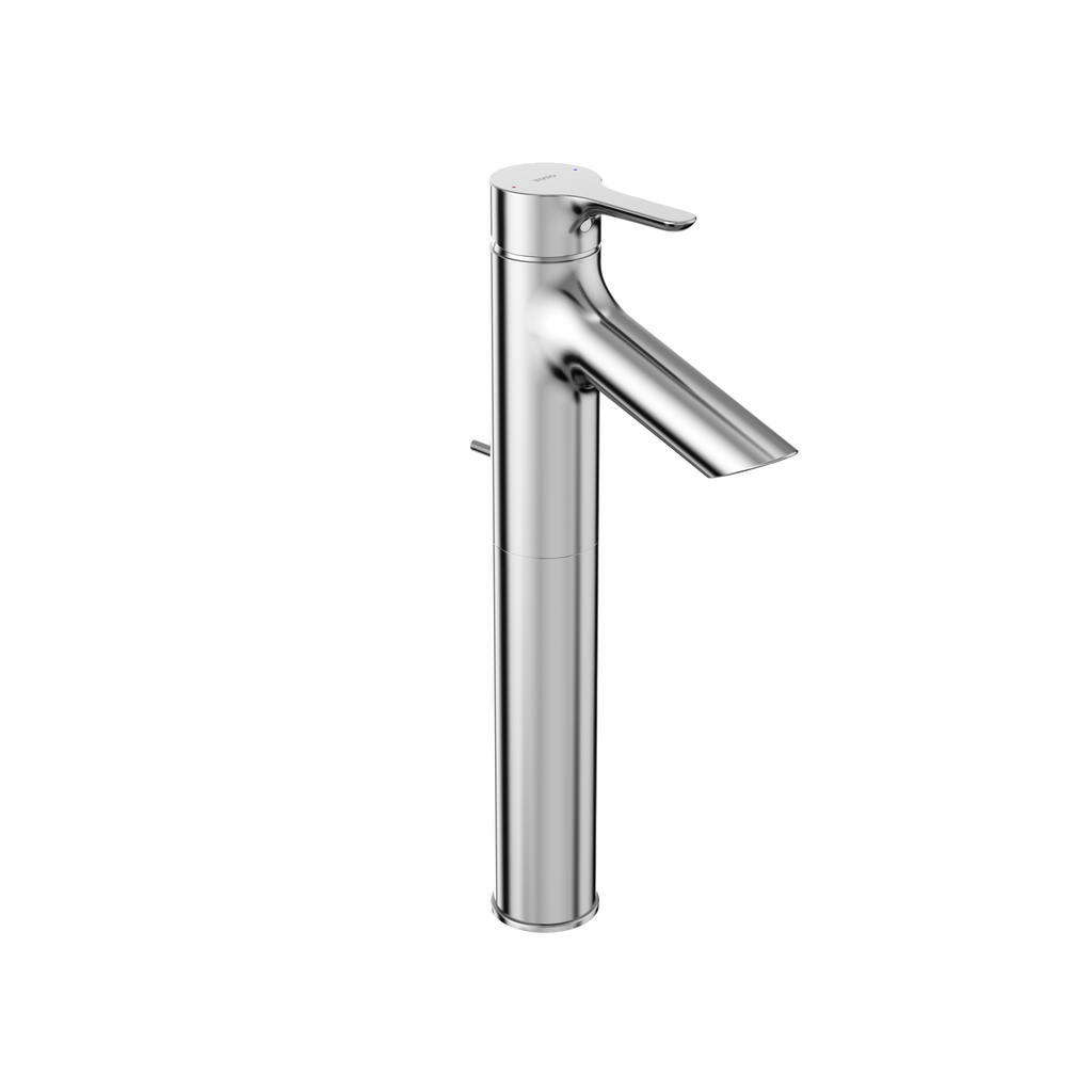 TOTO TLS01307U#CP Tls01307U#Cp Lb Series 1.2 Gpm Single Handle Bathroom Faucet For Vessel Sink With Drain Assembly - Polished Chrome