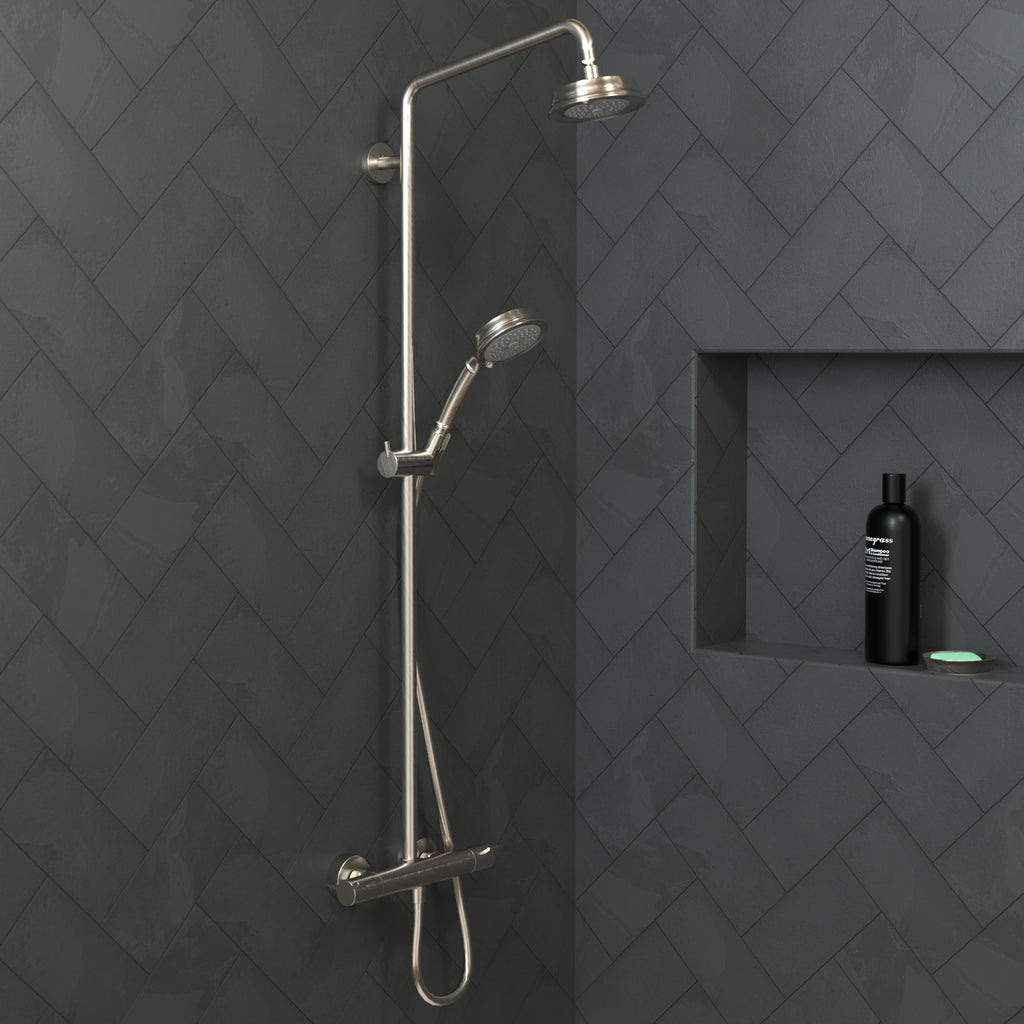 HANSGROHE 04753820 Croma 100 Classic Handshower 3-Jet, 1.8 GPM - Brushed Nickel
