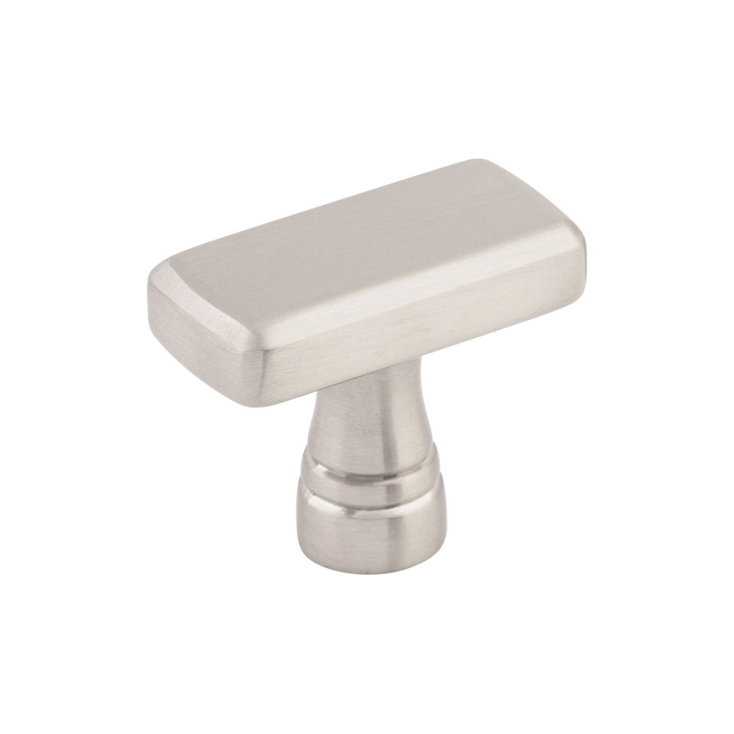 TOP KNOBS TK850BSN Kingsbridge 1 3/8" Length Rectangle Knob - Brushed Satin Nickel