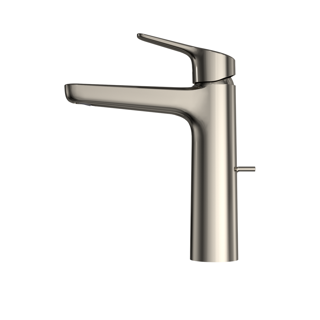 TOTO TLG03303U#PN Gs Series 1.2 Gpm Single Handle Bathroom Faucet For Semi-Vessel Sink With Comfort Glide Technology And Drain Assembly - Polished Nickel