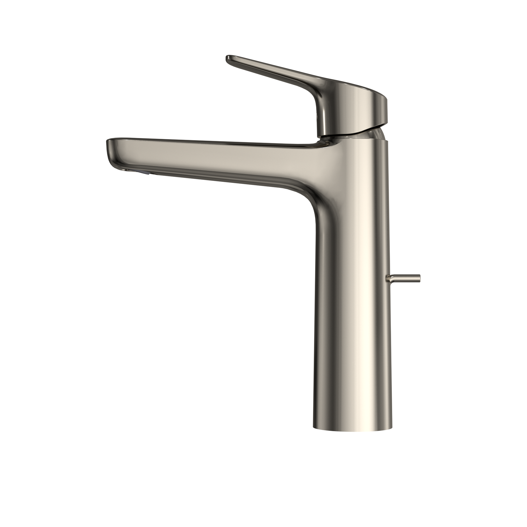 TOTO TLG03303U#PN Gs Series 1.2 Gpm Single Handle Bathroom Faucet For Semi-Vessel Sink With Comfort Glide Technology And Drain Assembly - Polished Nickel