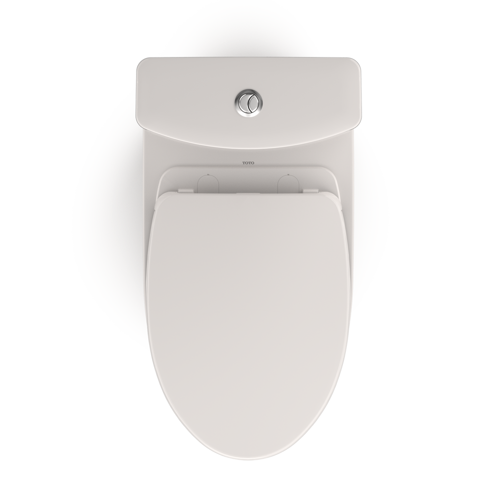 TOTO MS446124CEMFGN#11 Aquia Iv Two-Piece Elongated Dual Flush 1.28 And 0.9 Gpf Universal Height Toilet With Cefiontect - Colonial White