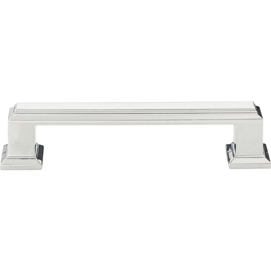 ATLAS 435-CH Sutton Place 3 3/4" Center to Center Bar Pull , Polished Chrome