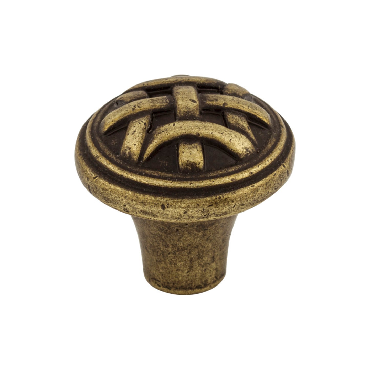 TOP KNOBS M165 Celtic 1" Diameter Round Knob - German Bronze