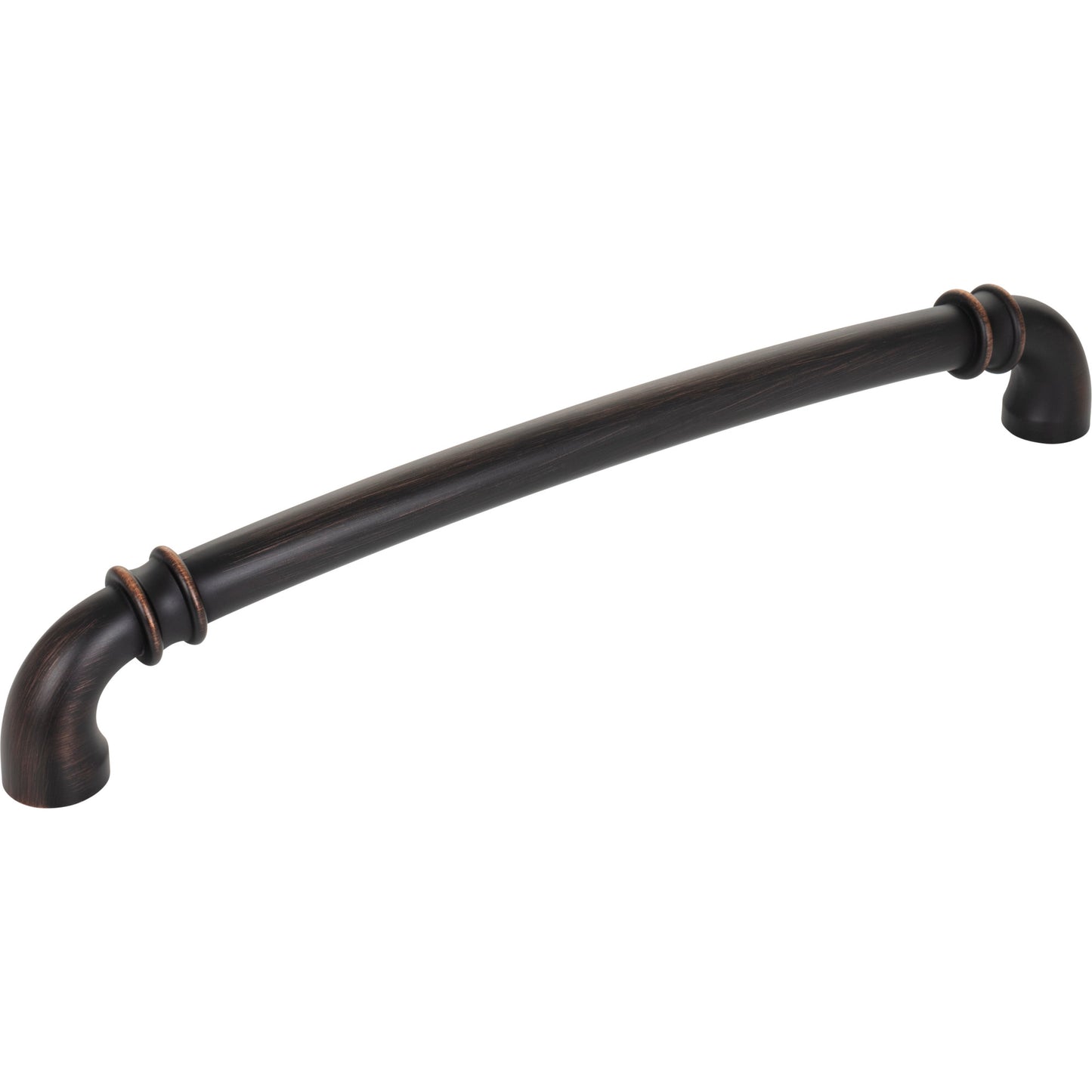 JEFFREY ALEXANDER 445-12DBAC Marie 12" Center-to-Center Appliance Pull - Brushed Oil Rubbed Bronze