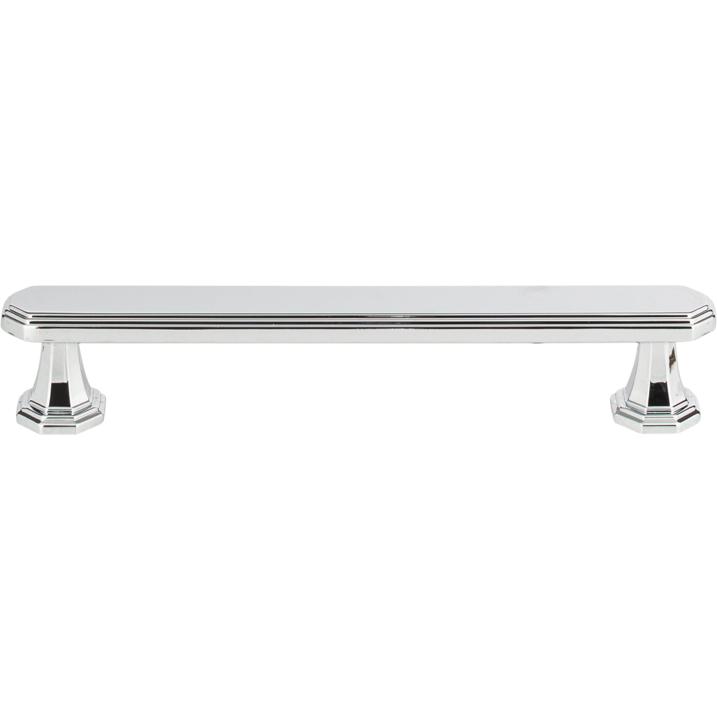 ATLAS 348-CH Dickinson 5 1/16" Center to Center Bar Pull - Polished Chrome