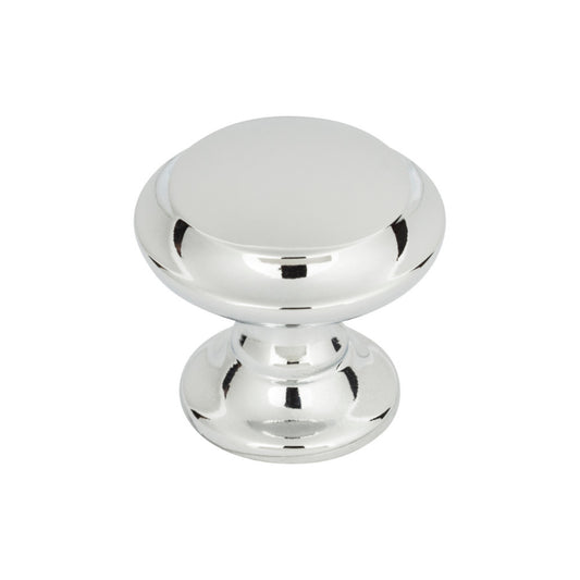 TOP KNOBS TK1050PC Barrow 1-1/4" Diameter Mushroom Knob - Polished Chrome