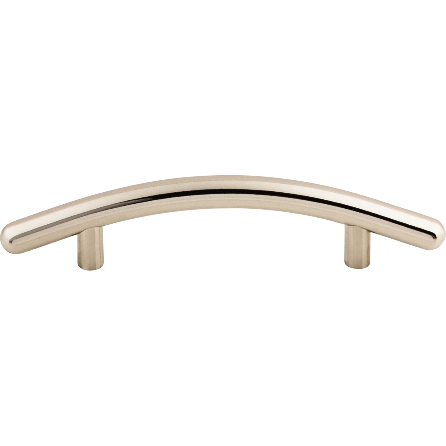 TOP KNOBS M1951 Curved 3 3/4" Center to Center Bar Pull - Polished Nickel