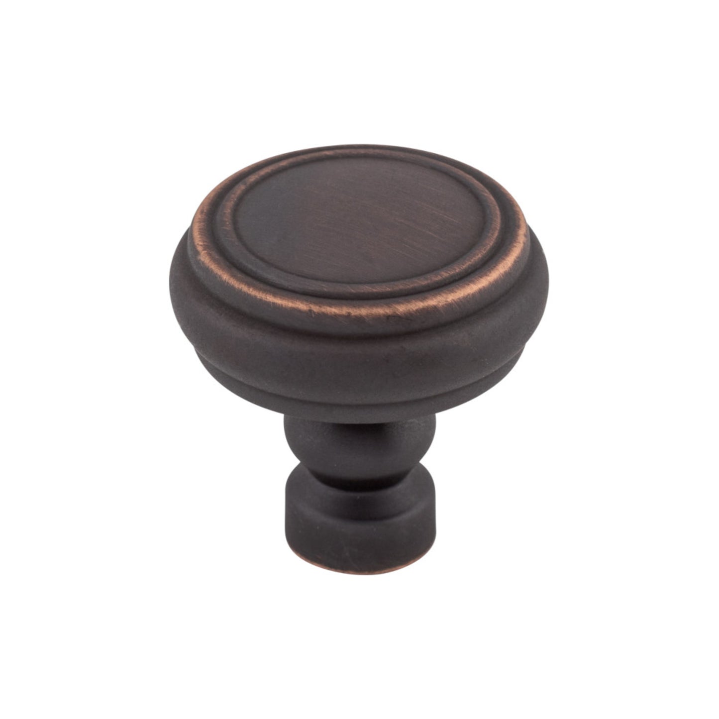 TOP KNOBS TK880UM Brixton Rimmed 1 1/4" Diameter Round Knob - Umbrio