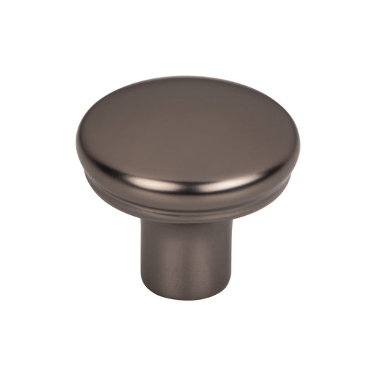 TOP KNOBS TK3050AG Julian 1 1/4" Length Mushroom Knob , Ash Gray