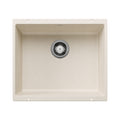 BLANCO 527405 Precis Precis SILGRANIT 21" Single Bowl Undermount Kitchen Sink - Soft White in Soft White