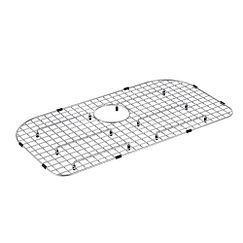 MOEN GA749B D Shape Rear Drain Bottom Grid Accessory Fits 29" X 16" Sink Bowls - Stainless