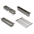 MOEN GA779 Luxe Chef Workstation System  Steel Accessory Bundle - Stainless