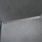 HANSGROHE 56126801 RainDrain Match Classic Trim Classic 47 1/4" with Height Adjustable Frame - Brushed Stainless Steel
