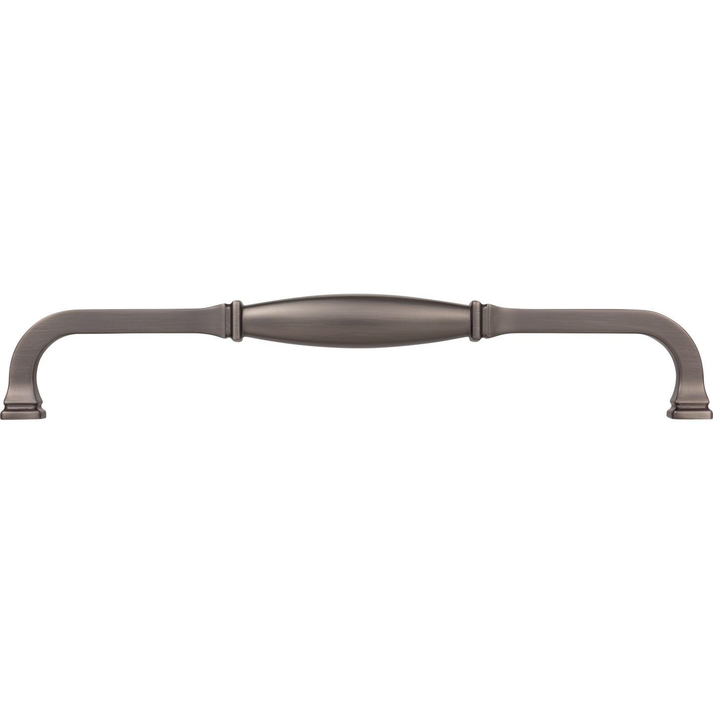 JEFFREY ALEXANDER 278-12BNBDL Audrey 12" Center-to-Center Appliance Pull - Brushed Pewter