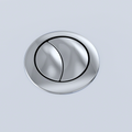 TOTO THU340#CP Push Button Spare Part (Dual Flush Thu337#Cp + 9Au278) - Polished Chrome
