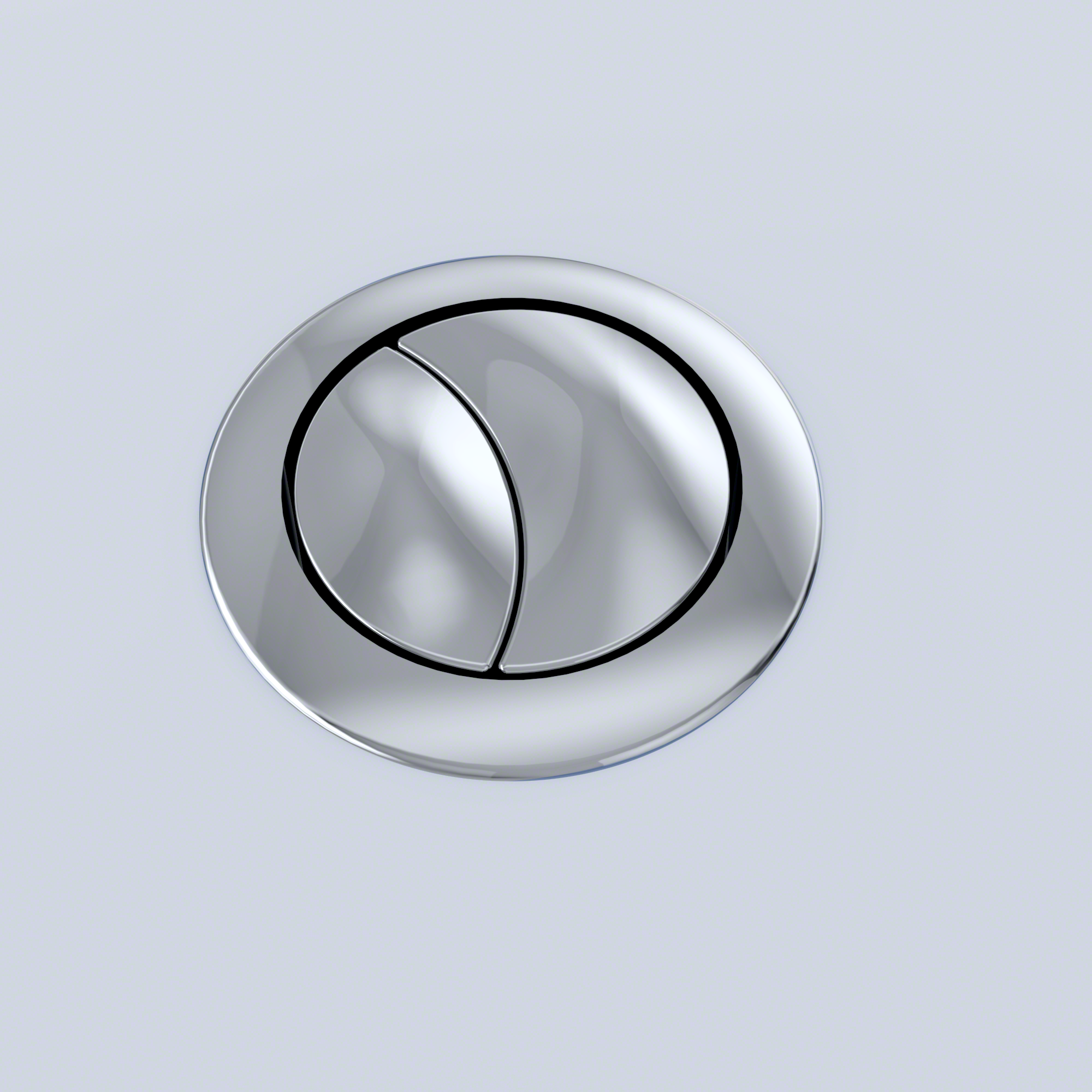 TOTO THU340#CP Push Button Spare Part (Dual Flush Thu337#Cp + 9Au278) - Polished Chrome