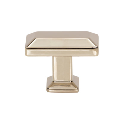 ATLAS A661-PN Sweetbriar Lane 1 3/8" Length Rectangle Knob - Polished Nickel