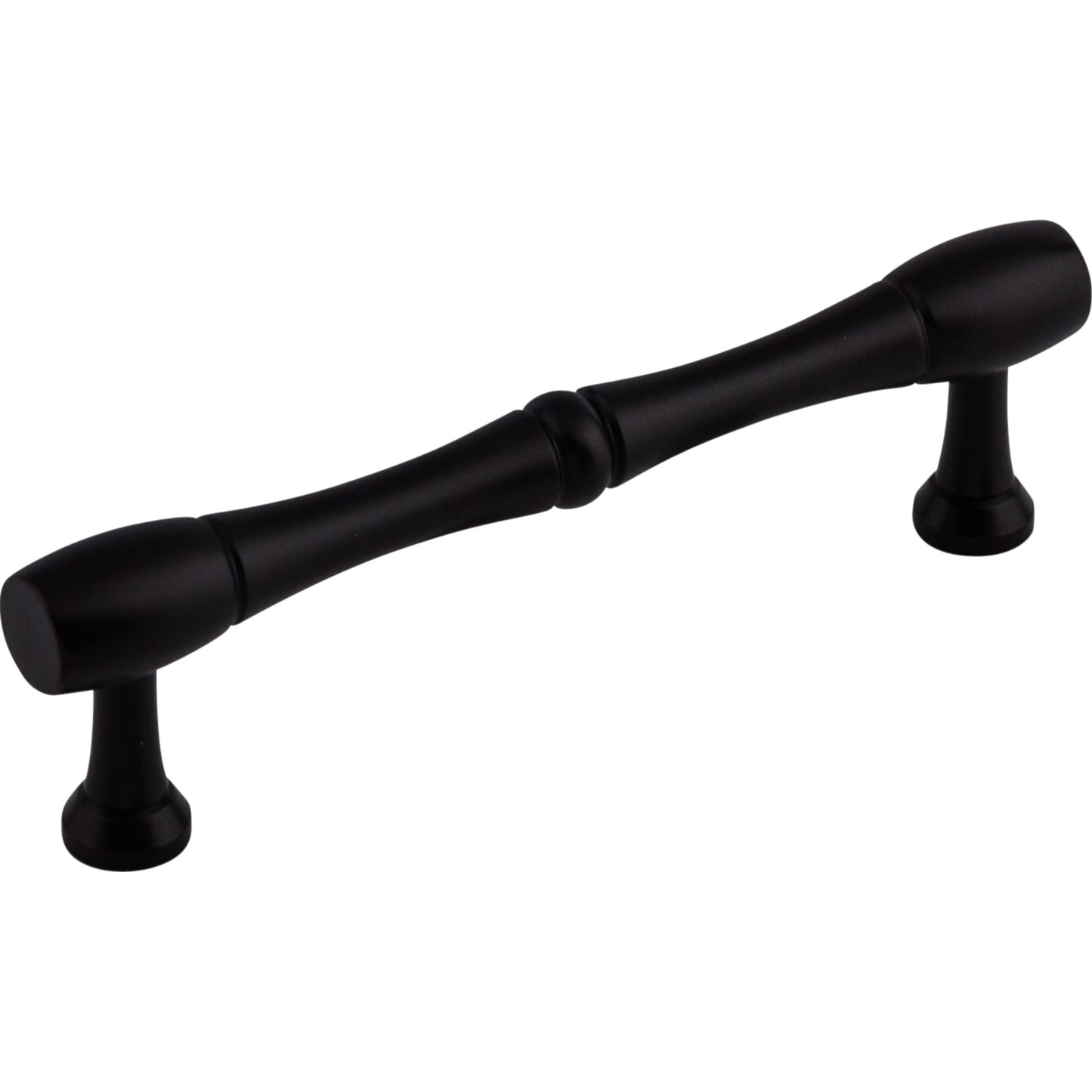 TOP KNOBS M795-96 Nouveau Bamboo 3 3/4" Center to Center Bar Pull - Patina Black