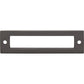 TOP KNOBS TK924AG Hollin Pull Backplate - Ash Gray