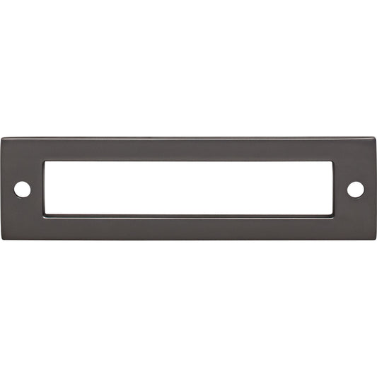 TOP KNOBS TK924AG Hollin Pull Backplate - Ash Gray