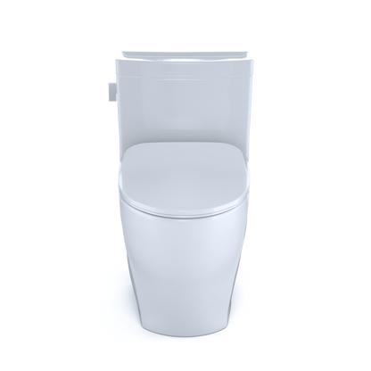 TOTO MS624234CEFG#01 Legato One-Piece Elongated 1.28 Gpf Toilet With Cefiontect And Softclose Seat - Cotton White