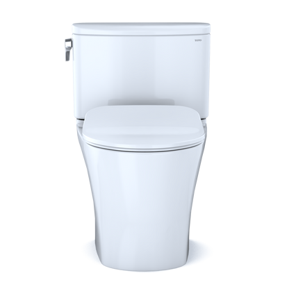 TOTO MS442234CEFG#01 Nexus Two-Piece Elongated 1.28 Gpf Universal Height Toilet With Cefiontect And Ss234 Softclose Seat - Cotton White