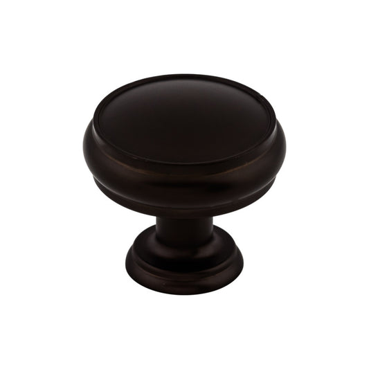 TOP KNOBS TK832ORB Eden 1 3/8" Diameter Round Knob - Oil Rubbed Bronze