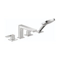 HANSGROHE 74555001 Metropol 4-Hole Roman Tub Set Trim with Loop Handles and 1.75 GPM Handshower - Chrome
