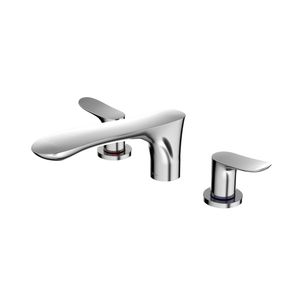 TOTO TBG01201U#CP Go Two-Handle Deck-Mount Roman Tub Filler Trim - Polished Chrome