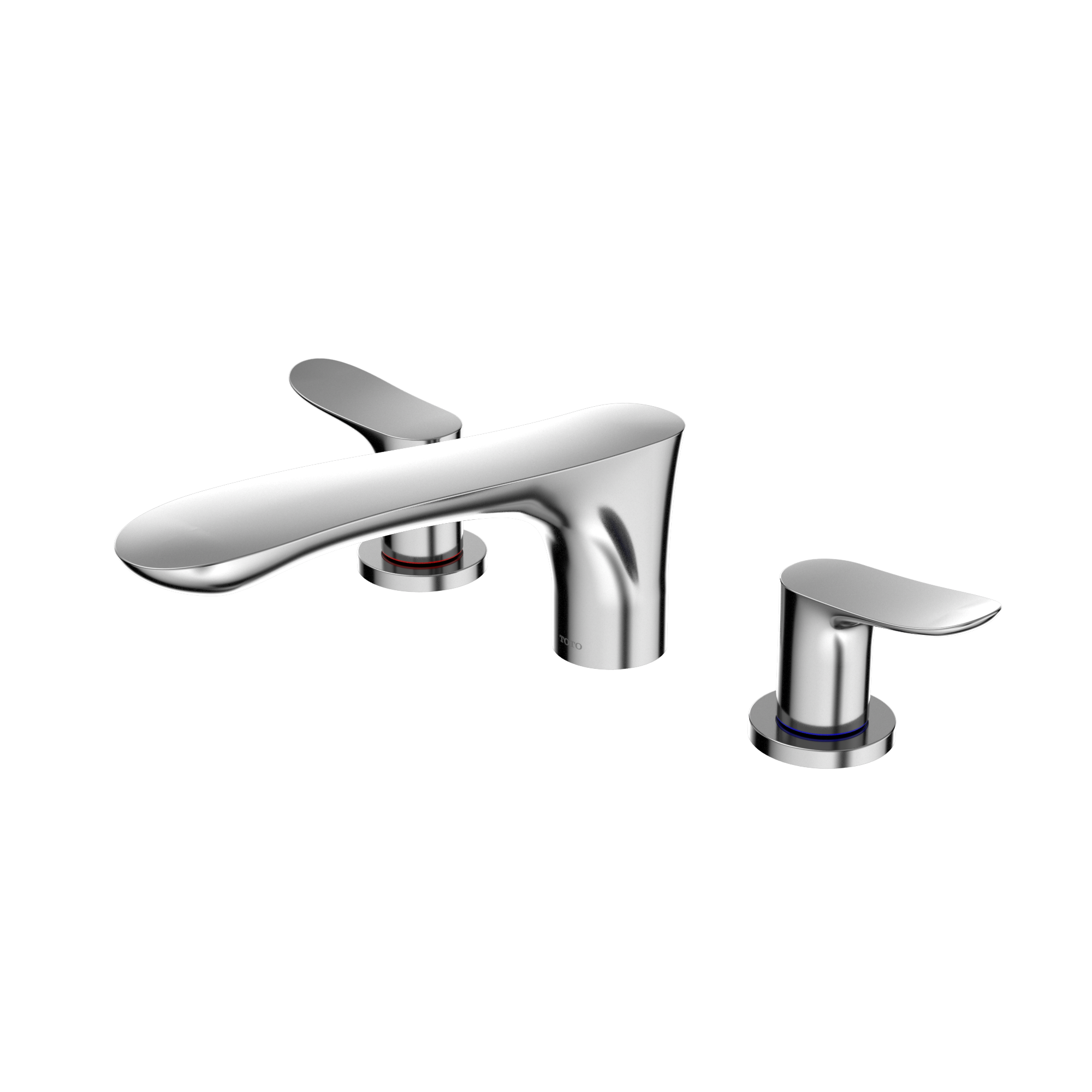 TOTO TBG01201U#CP Go Two-Handle Deck-Mount Roman Tub Filler Trim - Polished Chrome