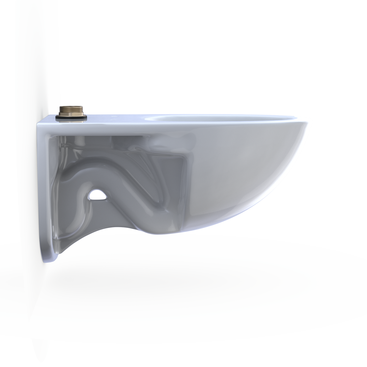 TOTO CT728CU#01 Tornado Flush Commercial Flushometer Wall-Mounted Toilet - Cotton White