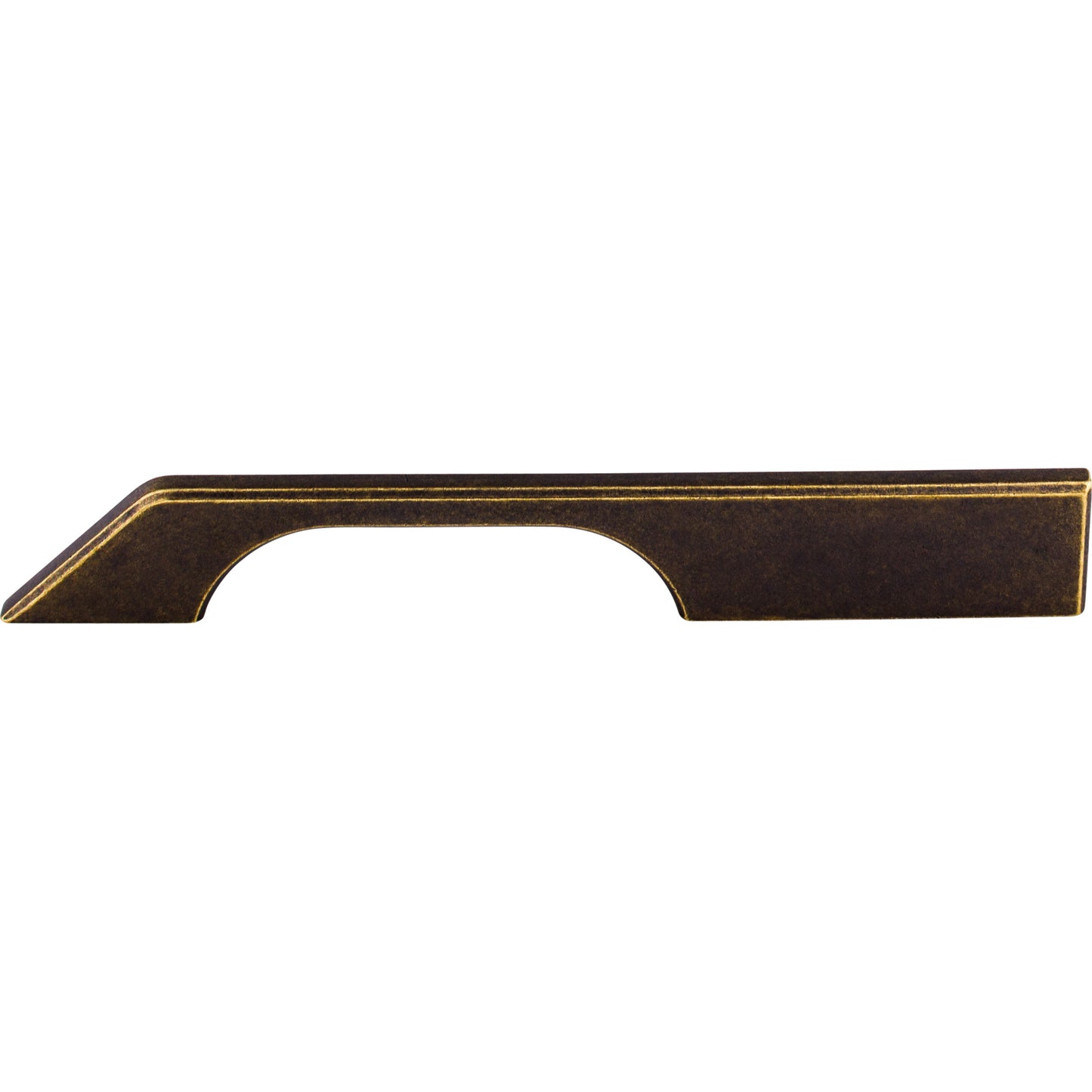 TOP KNOBS TK15GBZ Tapered 7" Center to Center Bar Pull - German Bronze