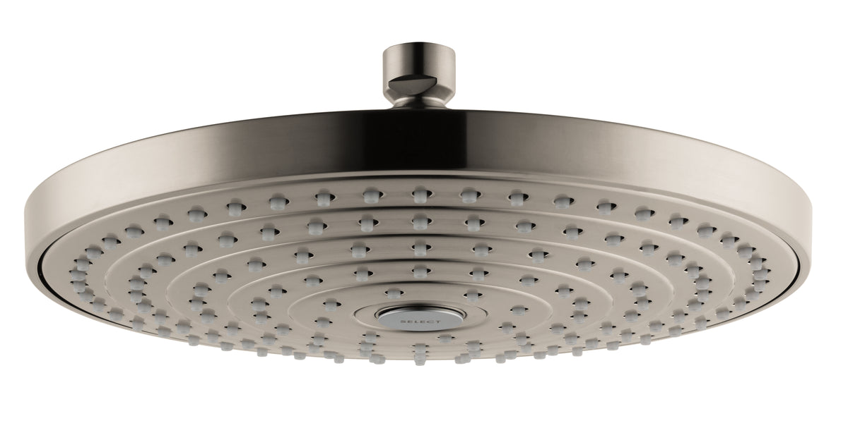 HANSGROHE 26469821 Raindance Select S Showerhead 240 2-Jet, 2.5 GPM - Brushed Nickel