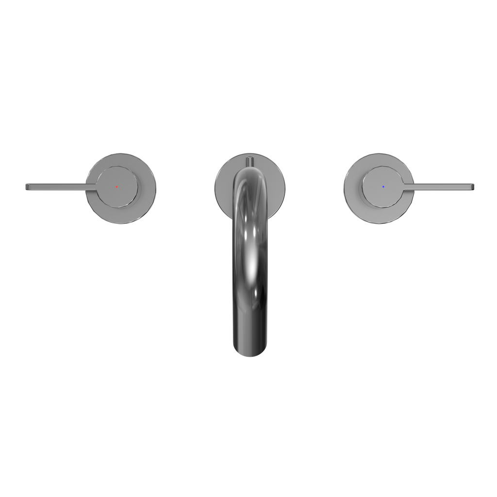 TOTO TLG11201UA#CP Gf Series 1.2 Gpm Two Lever Handle Widespread Bathroom Sink Faucet - Polished Chrome