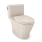 TOTO MS642124CEFG#12 Nexus One-Piece Elongated 1.28 GPF Universal Height Toilet with CEFIONTECT and SS124 SoftClose Seat , Sedona Beige