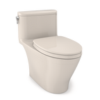 TOTO MS642124CUFG#12 Nexus 1G One-Piece Elongated 1.0 Gpf Universal Height Toilet With Cefiontect And Ss124 Softclose Seat - Sedona Beige