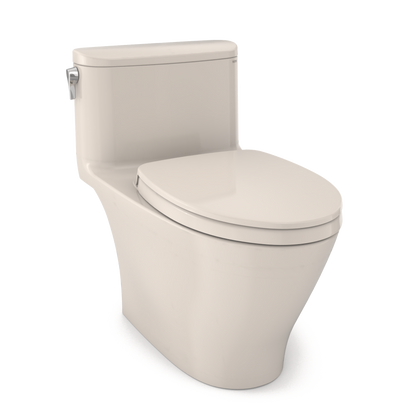 TOTO MS642124CUFG#12 Nexus 1G One-Piece Elongated 1.0 Gpf Universal Height Toilet With Cefiontect And Ss124 Softclose Seat - Sedona Beige